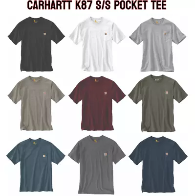 Carhartt K87 Short Sleeve Heavy Weight Pocket T Shirt • $19.99