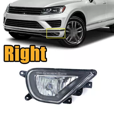 Right Front Bumper Fog Light Spot Lamp Clear For Volkswagen Touareg 2016-2018 • $37.62