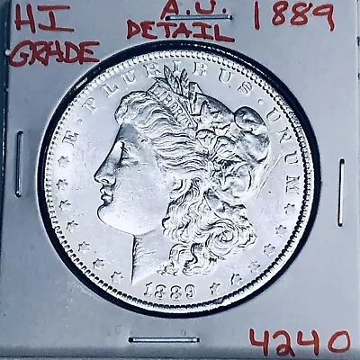 1889 Morgan Silver Dollar Hi Grade Genuine U.s. Mint Rare Coin 4240 • $27.99