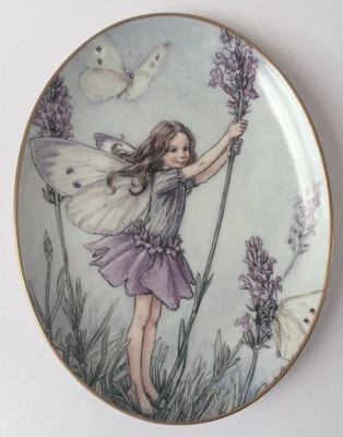 £12.99 • Buy Fine Porcelain Oval Plate 1998 Royal Worcester “Lavender” Flower Fairies