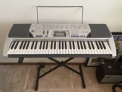 Casio CTK-496 Electronic Keyboard (w/ Casio Song Book & Stand) • $295