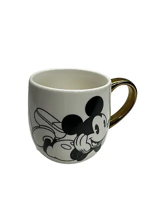 16 Ounce Mickey Mouse Gold Handle Mug Coffee Cup • $19.14