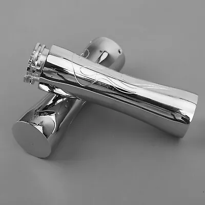 Chrome 1  Handlebar Grip For Honda Shadow VLX 600 750 Spirit VTX 1300 1800 • $32.69