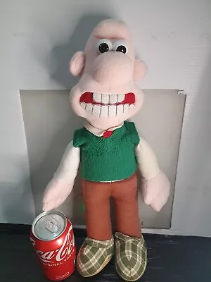 Wallace And Gromit Wallace Plush 15 Inches Soft Toy Vintage 1980's • £4.99