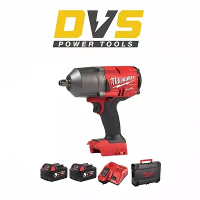 Milwaukee M18FHIWF12-502X 18V Cordless  FUEL High-Torque 1/2  Impact Wrench Kit • £409.95