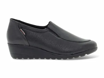 Flat Shoe Mephisto BERTINA N In Black Leather - Women's Shoes • $236.52