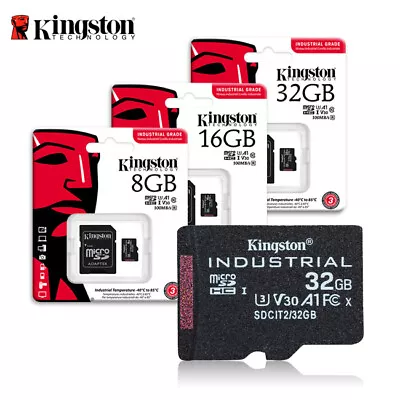 Kingston SDCIT2 8G 16G 32G Industrial Grade MicroSD Card UHS-I U3 V30 A1 • $10.94