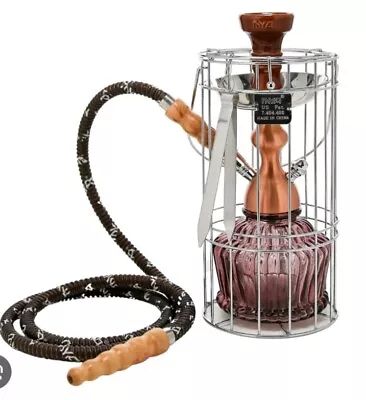 MYA QT Single Hose 14 Inch Hookah NArghila With Metal Cage Green Blue Black Pink • $40