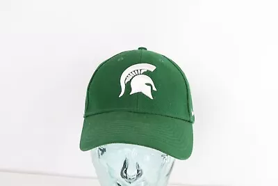 Vintage Nike Michigan State University Mini Swoosh Spell Out Dad Hat Cap Green • $22.45