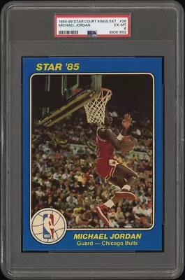 *PSA 6* 1984-85 Michael Jordan Star Court Kings 5x7 Basketball #26 • $2399.50