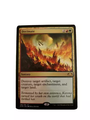 1x Decimate Dominaria Remastered MTG Magic The Gathering NM • $0.99