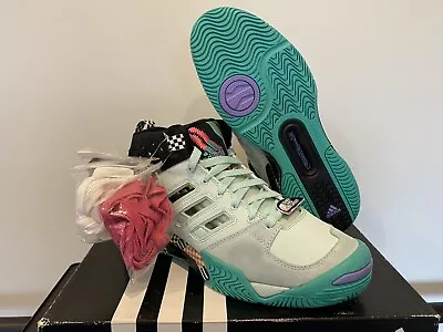 $279 • Buy Adidas Lemar & Dauley Streetball 08 Sz 9.5 Mens Seafoam Mint Vintage Basketball 