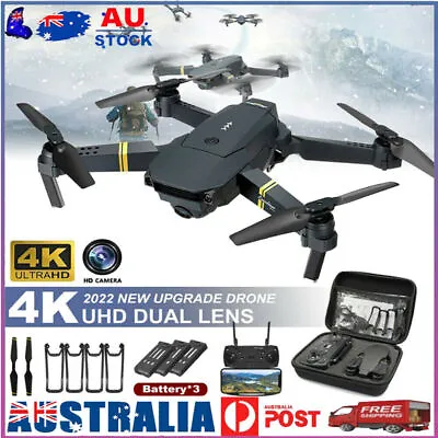 $40.15 • Buy 4K GPS Drone With HD Camera Drones WiFi FPV Foldable RC Quadcopter W/Battery AU