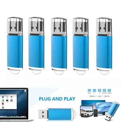 5PCS 2GB USB Flash Drive Memory Stick Thumb Storage Flash Pen Drives • $29.99