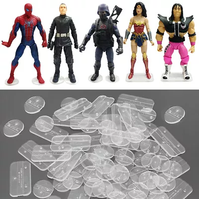 LOT 56 Display Stand BASE For 6'' Gi Joe Marvel Legends MOTU DC Comics Figure #5 • $18.04