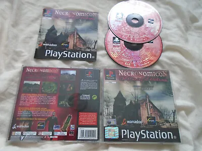 Necronomicon PS1 (COMPLETE) Horror PlayStation Black Label Rare HP Lovecraft • £19.95