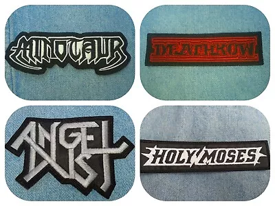 Angel Dust Deathrow Holy Moses Minotaur Embroidered Patch Thrash Sodom Kreator • $6
