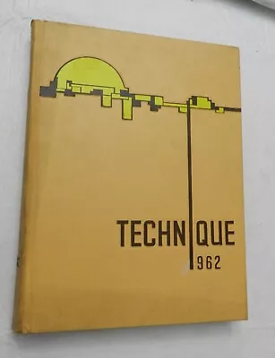 1962 MIT Technique Yearbook Year Book Massachusetts Institute Of Technology • $20