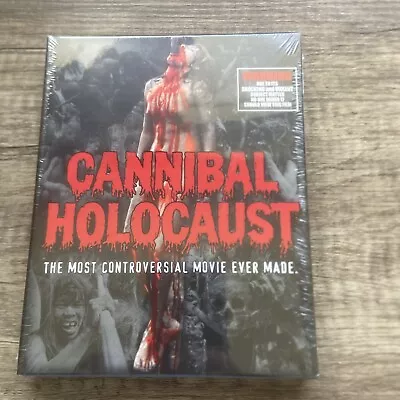 Cannibal Holocaust (blu Ray) Uncut! Deodato Grindhouse New & Sealed 3 Discs. • £29.99