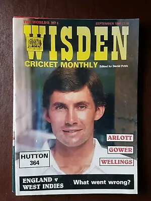 £4.99 • Buy Wisden Cricket Monthly September 1988 - England V West Indies What Went Wrong?