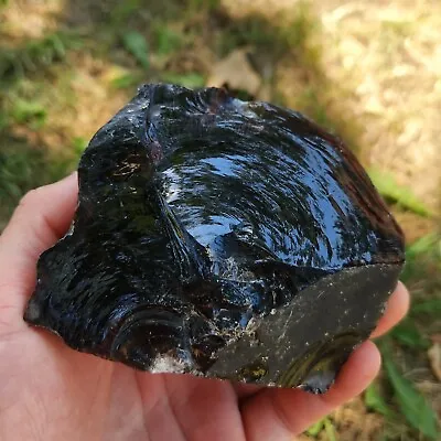 Mahogany Obsidian Specimen - Rough Unpolished - 14 Oz • $14