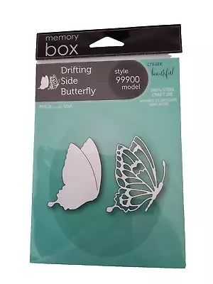 Memory Box Drifting Side Butterfly  Die 99718 NEW • £12.99