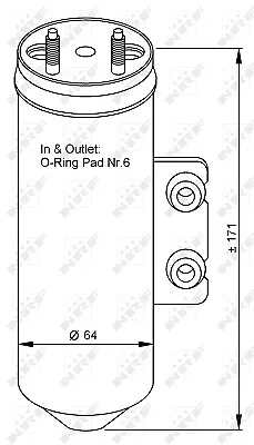 Dryer Air Conditioning Nrf 33198 For Peugeot • £22.64