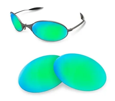 Newpolar Replacement Polarized Lenses For Oakley E Wire Green Mirror • $19
