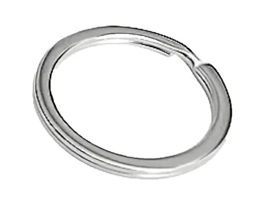 One Single Premium Silver Key Ring (1 Inch) • $1