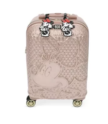 Disney Ful FCFL0196WFC-661 Minnie Mouse Texture 22.5  Carry-on With 2 ID Tags • $127