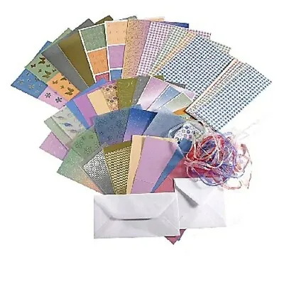 Kanban QVC Flowers&Butterflies Gingham Die-Cut Card Kit Make 50+Cards Dawn Bibby • £18.50