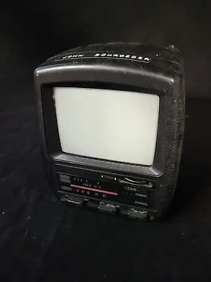 Rare Vintage Starlite Portable 4.5  Black & White TV Model TV8380  • $30.88