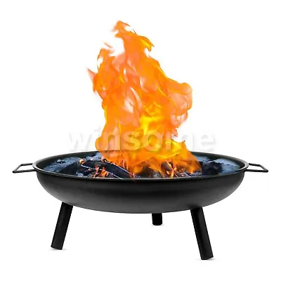 £32.99 • Buy Fire Pit Basket Outdoor Garden Bowl Patio Heater Fire Log Burner 