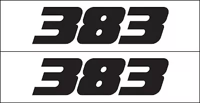 383 Decal Sticker Metro Auto Graphics Fits Mopar Chevy GM Chrysler Engine • $8.84