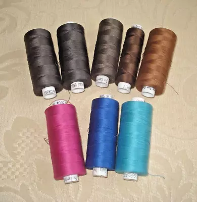 Job Lot Coats Tre Cerchi 100% Cotton Sewing Thread ~ Mixed Colours ~ Used • £3.99