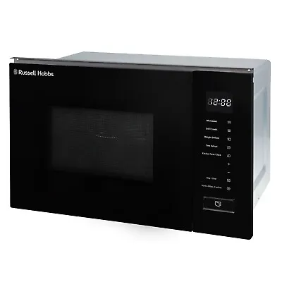 Russell Hobbs Integrated Microwave 20L 800W Black Defrost Function RHBM2002B • £179