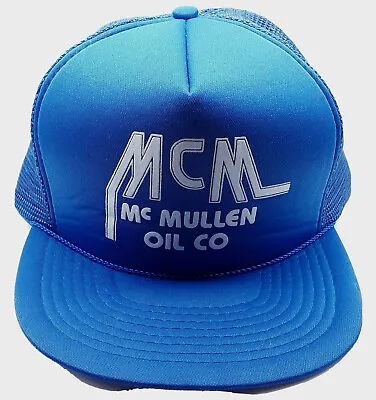 Vintage MCM McMullen Oil Trucker Hat Mesh SnapBack Hat Adjustable Cap • $22.46