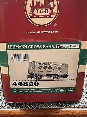 LGB 44890 RhB Containerwagen  Käse Aus Dem Engadin  ***NEW*** • $105.50