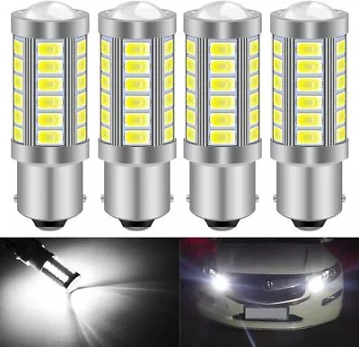 Super White 6000K 1156 BA15S 5630 33SMD Interior LED Light Bulbs 7056 1003 1141 • $5.59