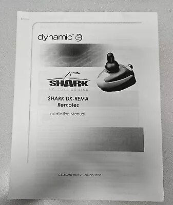 Used Pride Merits Golden Dalton Shark DK-REMA Remotes Joystick Controller Manual • $10