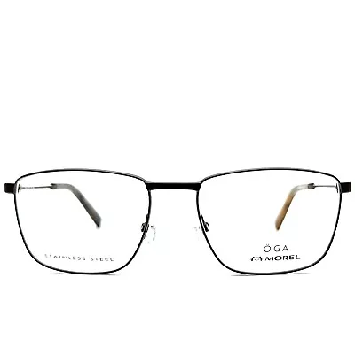New Morel Oga 101260 Md03 Matte Brown Authentic Eyeglasses W/case 55mm-18-145 • $135
