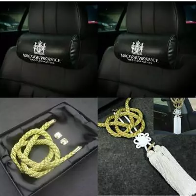 JUNCTION PRODUCE VIP Car Neck Pillow Headrest+WG Charm Kin Tsuna Rope Combo • $34.88