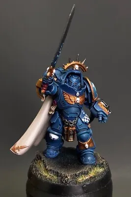 Captain In Gravis Armour Space Marines Warhammer 40K Presale Painted Gallery • $208.31