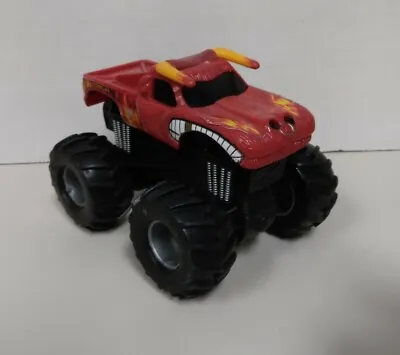 2010 Hot Wheels Monster Jam Truck Rev Tredz El Toro Loco 1:43 Pull Back Motorize • $13.46