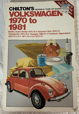 Chilton’s Volkswagen 1979-1981 Repair And Tuneup Guide • $10