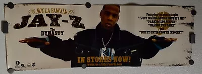 Jay-Z – The Dynasty Roc La Familia  (12x36) Original Promotional Poster 2000 • £48.19