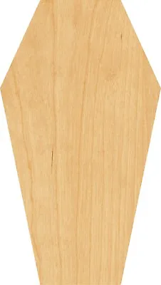 $64.63 • Buy Coffin 2 Laser Cut Out Wood Shape Craft Supply - Woodcraft Cutout