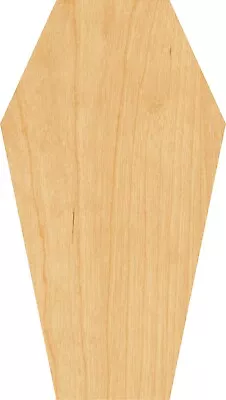 $64.63 • Buy Coffin 2 Laser Cut Out Wood Shape Craft Supply - Woodcraft Cutout
