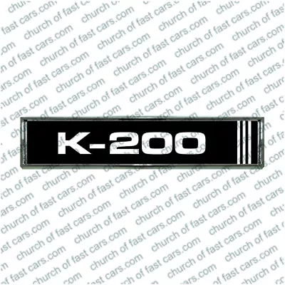 Chrome Truck Badge #7033 To Suit Kenworth K-200 Dash Interior • $37