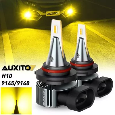 YELLOW H10 9145 9140 LED Bulbs Fog Light 4000LM For RAM 1500 2500 3500 2009-2018 • $18.99